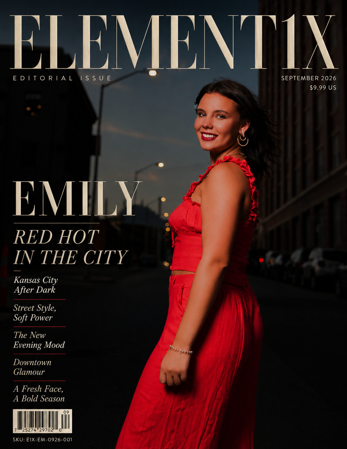 Emily, Red Hot in the City Cover