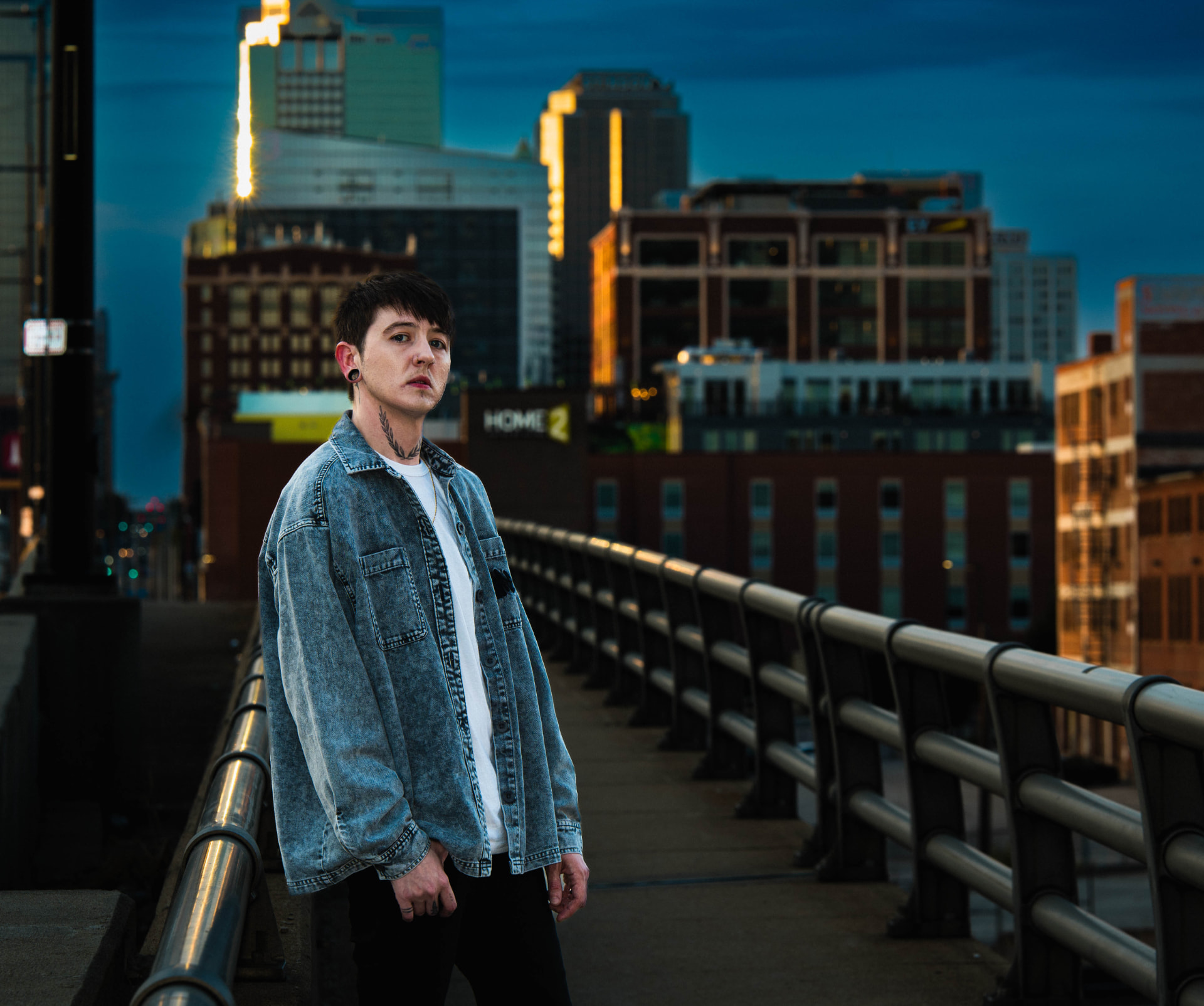 Jaxon, Bridge Railing, First Light