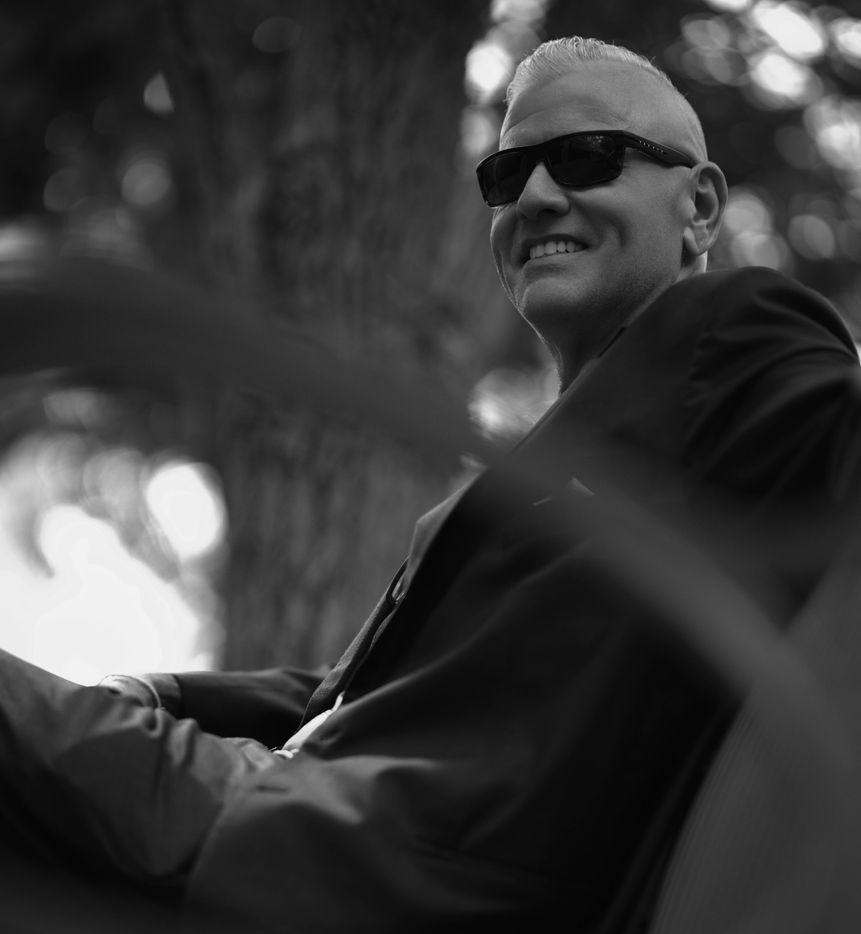 Self, Monochrome, Sunglasses