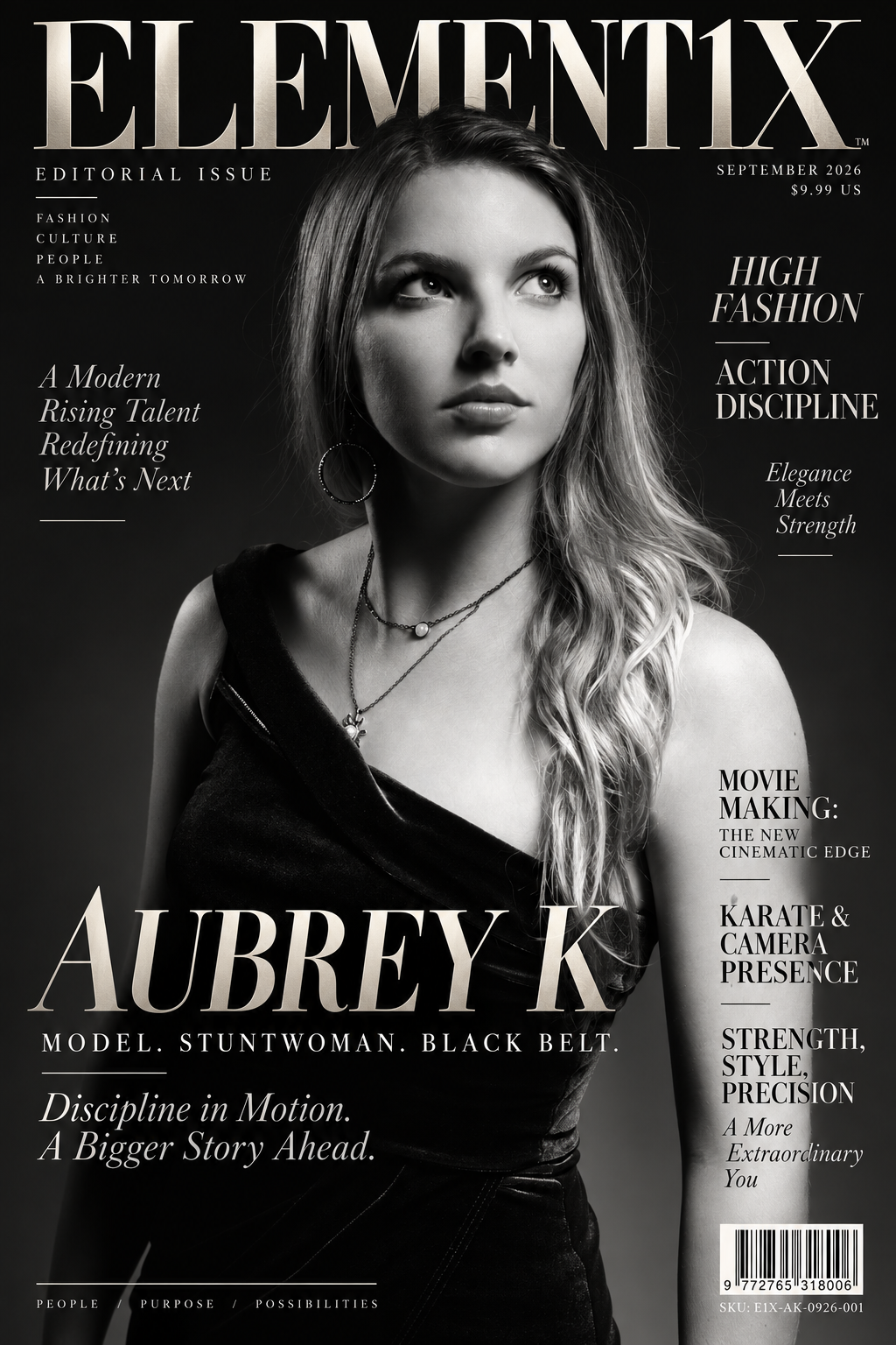 Aubrey K, Editorial Issue Cover