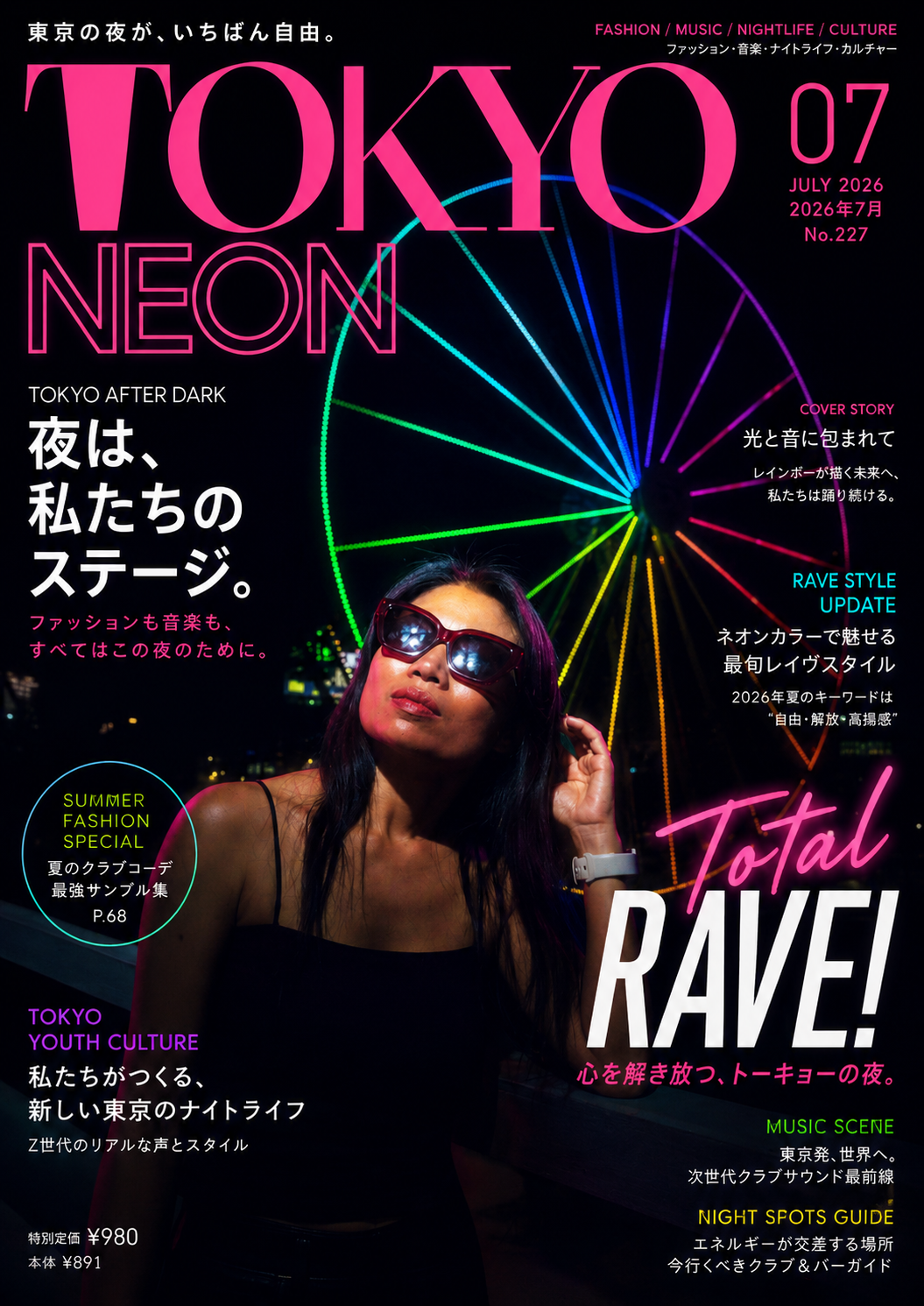 Sawan, Tokyo Neon Cover