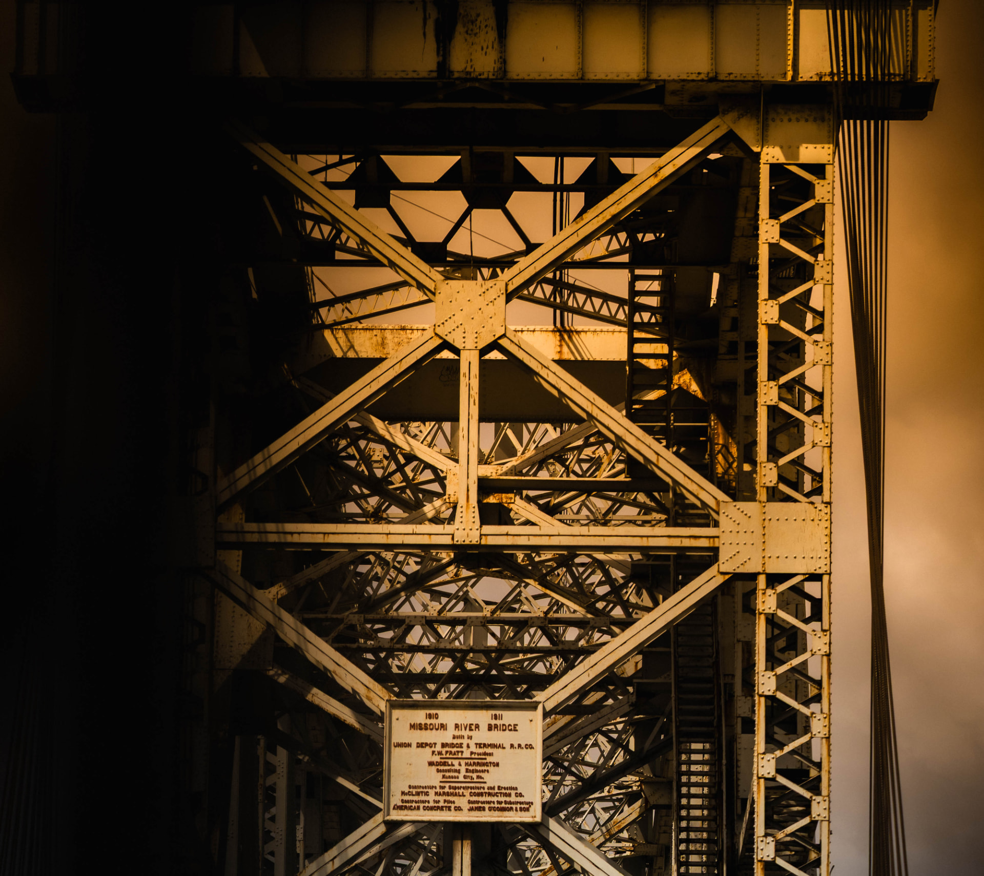 Missouri River Bridge, 1910